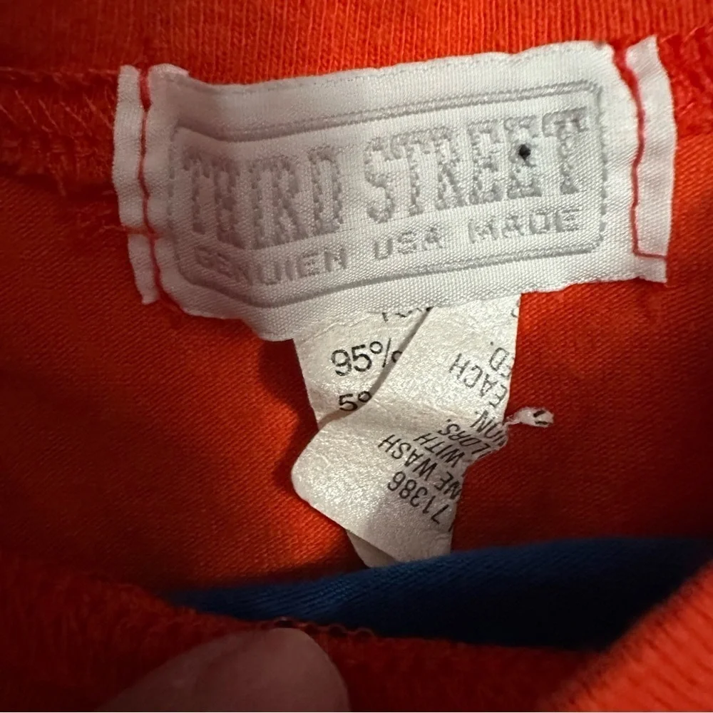 Orange and Blue Kids Romper